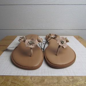 Torrid pink floral sandals 8W